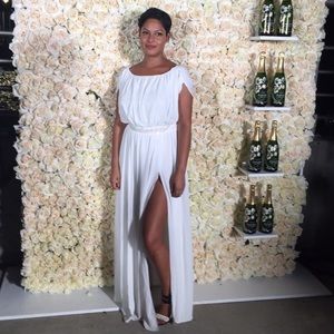 White Maxi Occasion Dress